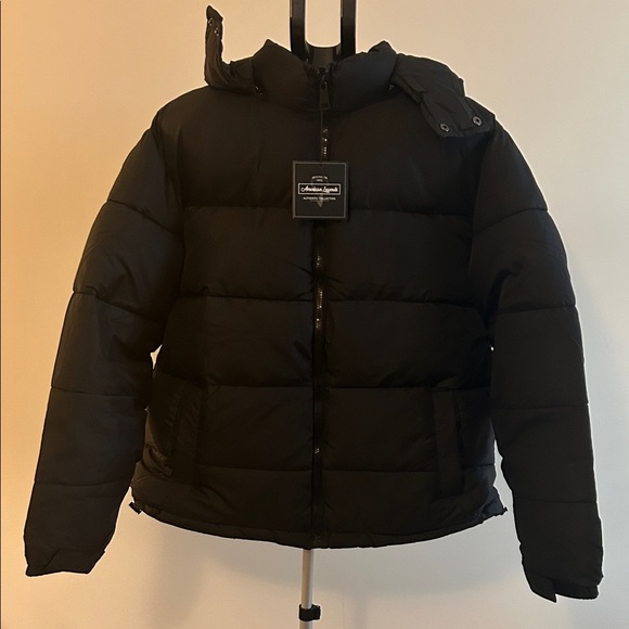 American Legends Jackets & Blazers - Elegant Black Puffer Jacket
